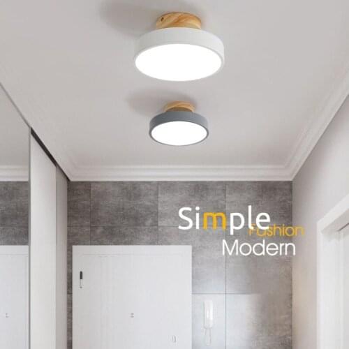 Nordic luzes de teto led panel lights потолочный светильник living room bedroom ceiling lamp