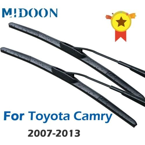 MIDOON Front Wiper Blades for Toyota Camry Fit Hook Arms Model Year from 2012-2013 2014 2015 2017