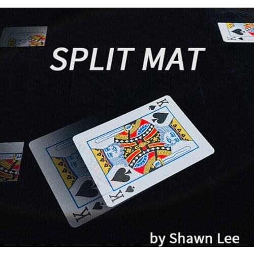 Split Mat (42x32cm) Magic Tricks Splited Playing Card Pad Restore Magia Stage Professional Magician Gimmick Easy Mentalism