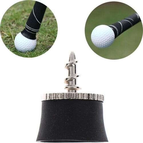 Rubber Golf Ball Pick Up Putter Golf Training Aids Sucker Tool Golf Accessory Grip Retriever Tool Suction Cup Pickup Golf