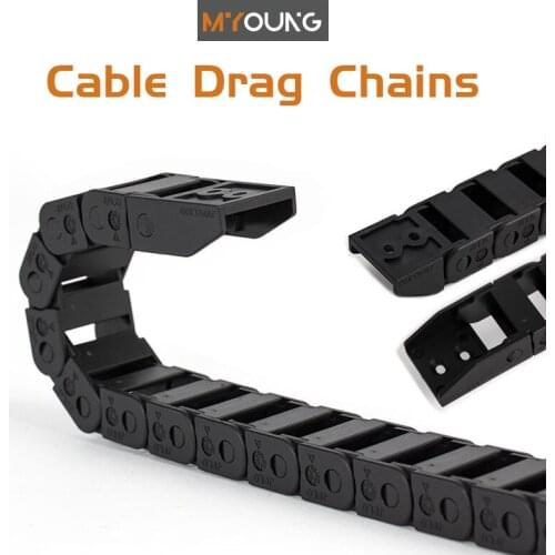 Drag Chain 15x30 18x25 18x37 mm Bridge Type Non-Opening Plastic Towline Transmission Drag Chain for Machine