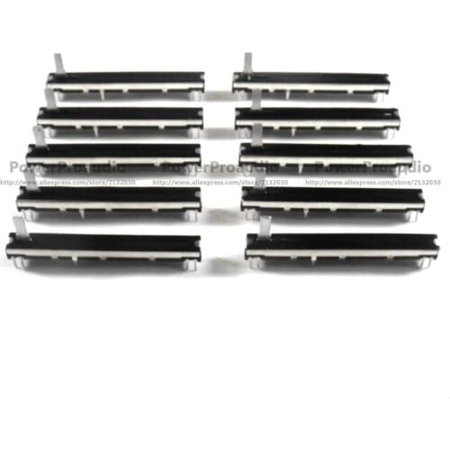 10pcs Straight Slide Potentiometer Double Fader A10K For Soundcraft EFX8 Fader A10Kx2 Can replace for Panasonic potentiometer