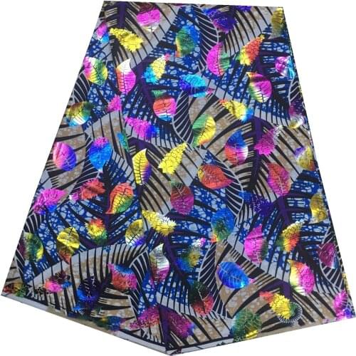 100% cotton African Ankara style wax Fabric Wax Africain Green Nigerian African Ghana Print gold wax 100% cotton Fabric