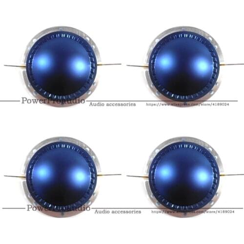 4pcs 3Inch Blue Titanium Diaphragm Kit with voice coil Set For Paudio SD-75BN for SD75BN Driver 76.2mm Diaphragm 8Ohm