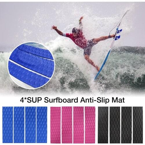 4PCS SUP Surfboard Anti-slip Mat Surfboard Traction Pad Kayaks Anti-slip Traction Pad For Surfboard boat Accessories 31 X 8 Cm