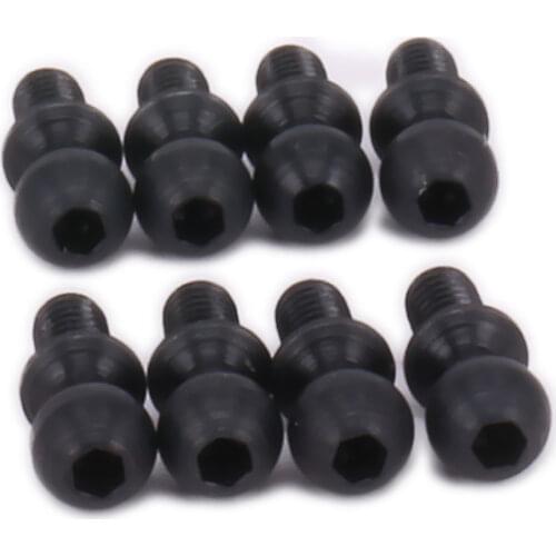 8PCS RCAWD Ball Stud Set Machined For Rc Hobby Model Car 1/18 Fs Racing Big Foot Monster Truck Ball Head 736134 Hopup Parts
