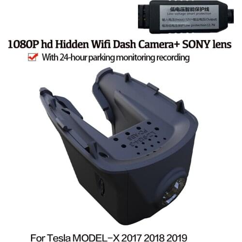 Car DVR Wifi Video Recorder Dash Cam Camera For Tesla MODEL-X 2017 2018 2019 Novatek 96658 Night Vision full hd 1080P