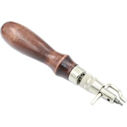 7Pcs/Set Leather Punch Tool Adjustable DIY Crafts Cutting Edge Stitching Groover