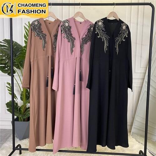 Eid Middle East Dubai Abaya Muslim For Women Hijab Dress Caftan Turkey Kaftan Ramadan Arabic Islamic Modest Clothing Maxi Robe