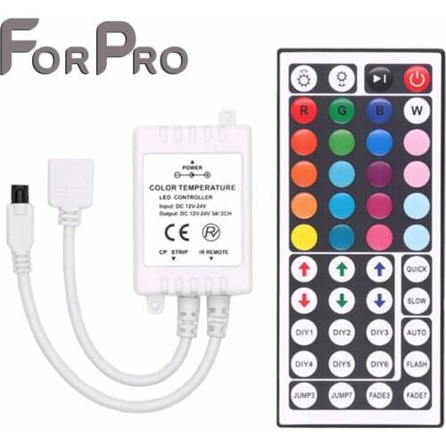 200PCS DC 12V 44 Key IR Remote Controller For RGB 5050 LED Light Strip