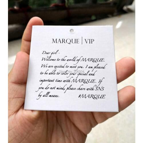 Customized paper hang tag/clothing swing tag labels/garment bag printed tags brand care labels logo GQ08003