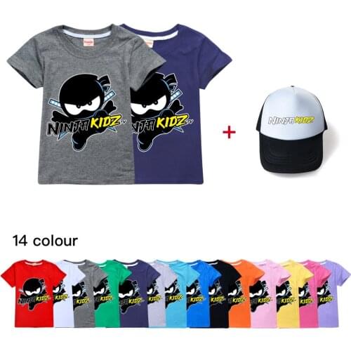 Summer Fashion 3D New NINJA KIDZ T Shirt Kids Funny Casual T-shirt Children Boy Girl Clothes Cool Oversized Tshirt Tops Tees