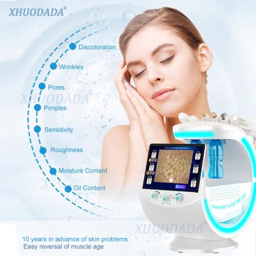 Multifunctional Beauty Apparatus Hydrogen Oxygen Small Bubble Skin Detector Ultrasonic Cleaner New Product
