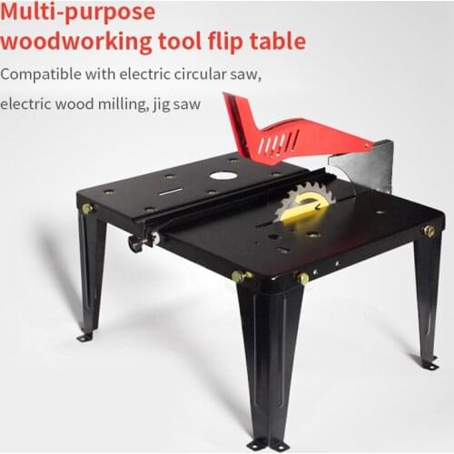 Multifunctional Woodworking Workbench Portable Household Small Theater Sliding Table Electric Circular Saw Flip Saw Table