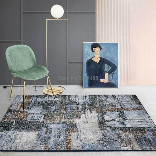 Fashion Simple Modern Abstract Old Living Room Bedroom Bedside Carpet Floor Mat Customization