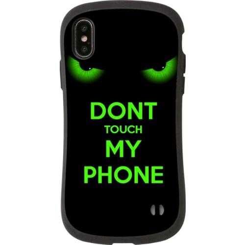 Soft Silicon Dont touch my phone iface Phone case for iphone 11 pro Max XS XR X 6 6s 7 8 Plus iface for apple mini 12 pro max