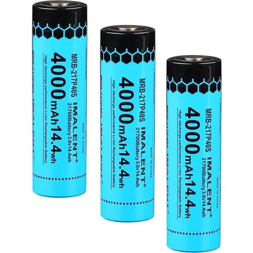 Original IMALENT MS06 Li-ion rechargeable battery ,4000mAh3.6V ,Type-C High power battery for led Flashlight