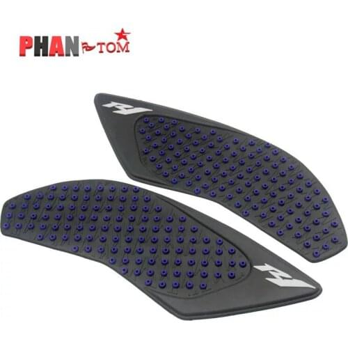 For Yamaha YZF R1 2015 2016 2017 Side Fuel Gas Knee Grip Pad Sticker Anti Slip Tank Traction Protector Motorcycle Accessories