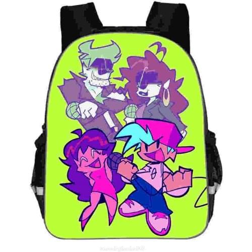 11/13/16 inchGames Friday Night Funkin Backpack Games Schoolbags Girls Boys Children School Bags Primary Toddler Mochila Infanti
