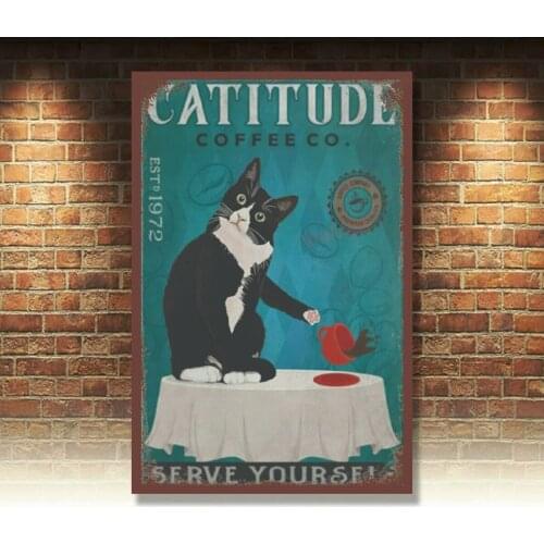 Vintage Retro Animal Metal Sign For Home Decor Bar Plaque Pub shop Outdoor Signs