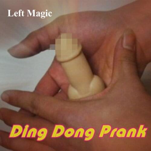 1 Set Ding Dong Prank Funny Gadgets Street Stage Close Up Magic Tricks Magician Joke Penis Sex Gimmicks Magic Props
