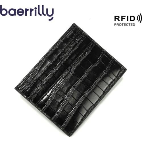 2019 Fashion Women Card Holder Mini Wallet For Credit Cards Wallet Female Genuine Leather Rfid Coin Purse Portefeuille Femme