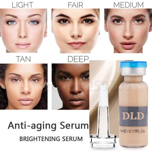 1pc 5ml BB Cream Glow cream whitening Anti-aging Meso White Brightening Serum Natural Nude korean cosmetics CC Foundation DLD