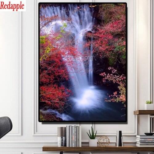 Diamond Embroidery beautiful waterfall Cross Stitch Kits Home Decoration Diamond Painting Landscape Full Square Drill Needlework