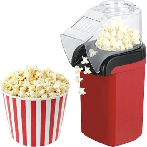 New Home Hot Air Popcorn Popper Maker Microwave Machine Delicious & Healthy Gift Idea for Kids Home-made DIY Popcorn Movie Snack