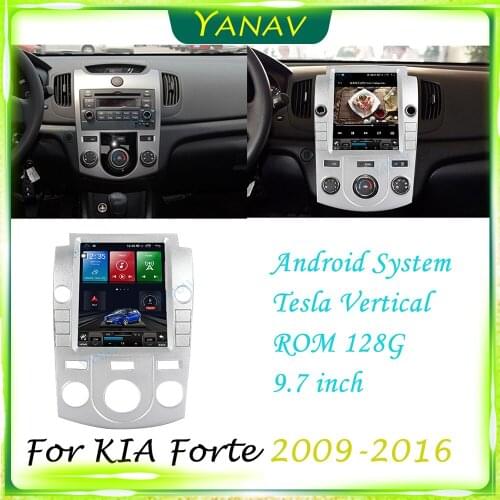 Android GPS navigation 2 Din Car Radio For KIA Forte 2009-2016 Auto Video Stereo Receiver Multimedia System MP3 Player Head Unit