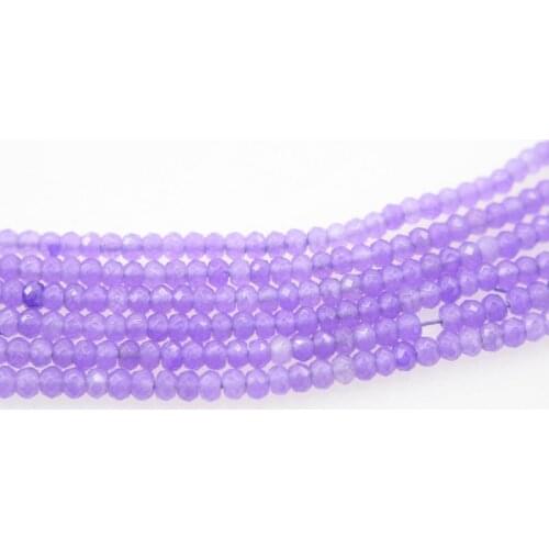 Loose beads purple jasper roundel faceted 4*2mm 38cm for DIY jewelry making FPPJ wholesale beads nature gemstone