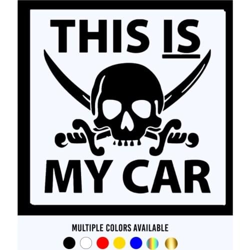CK3047#15*15cm This is my car reflective funny car sticker vinyl decal silver/black car auto stickers for car bumper window