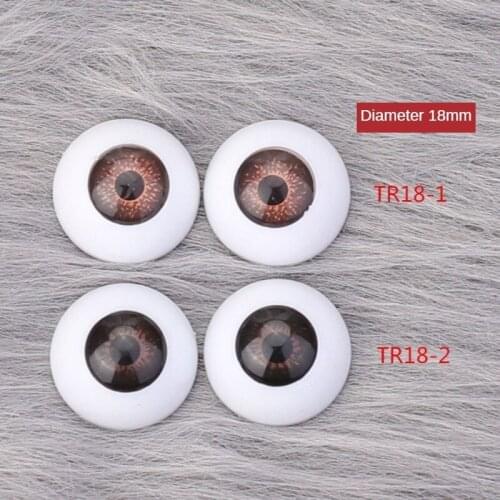 10 Pair Toy Doll Simulation Eyeball Acrylic Eyes DIY Mobile Phone Shell Material Animal Doll Rebirth Baby Doll Accessories