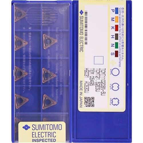 Original Carbide Insert CNC Blade Lathe Tools TCMT110208N AC520U For Blade Processing