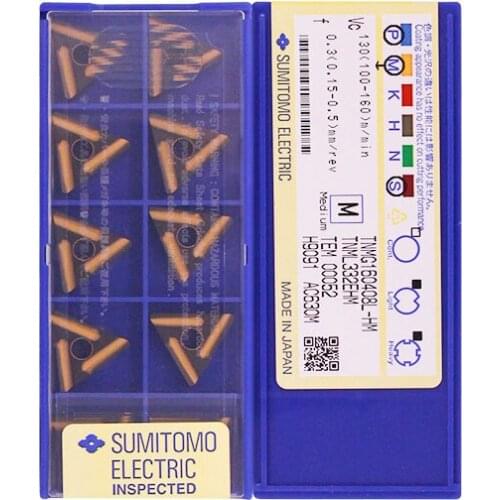 Original Carbide Insert CNC Blade Lathe Tools TNMG160408L For Blade Processing