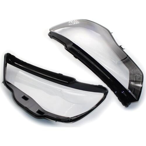 Pair Left & Right Headlamp Lens Cover Fit for Audi A3 S3 2013 2014 2015 2016