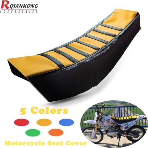 Dirt Bike Motocross Motorcycle Ribbed Rubber Gripper Soft Seat Cover For Suzuki RM-Z 450 250 RM85L RM85 DR-Z125 DR-Z400S DR650SE
