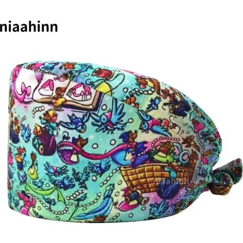 Operating Room Doctor Hat Female Pet Nurse Medical Surgery Caps Multipurpose Laboratory Dental Clinic Care Caps Beauty Work Hats