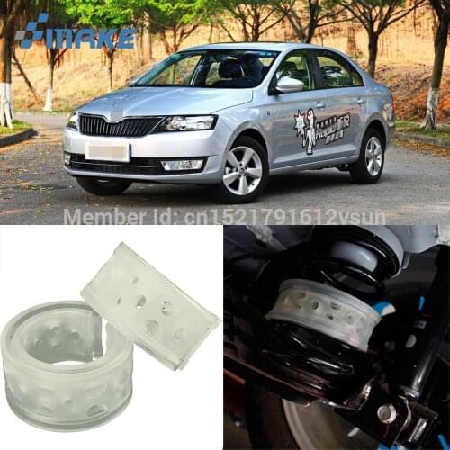 SmRKE For Skoda Rapid Car Auto Shock Absorber Spring Buffer Bumper Power Cushion Damper Front/Rear High Quality SEBS