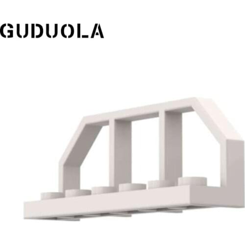 Guduola Special Brick Plate 1x6 with Train Wagon End 6583/58494 MOC Build Educational Toys Parts 10pcs/LOT