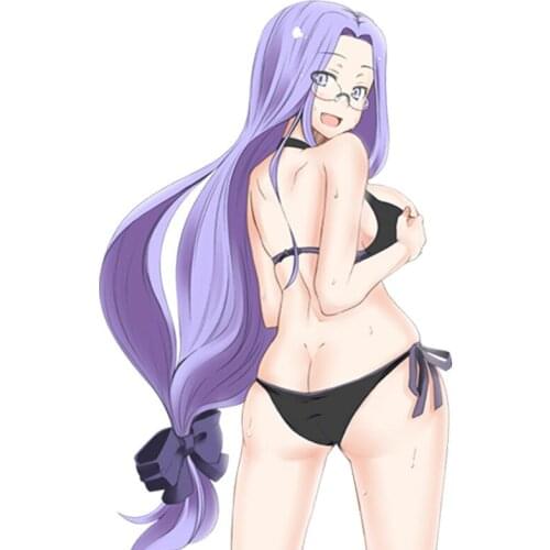 Super Sexy Car Stickers PVC Japanese Anime Girl Sexy Beauty Rider Drift KK Decal Bumper Stickers Cover Scratches Waterproof