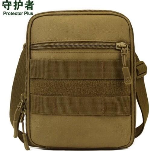 Tactical Shoulder Bag Molle EDC Pouch Protector Plus A007 Sports Bag Camouflage Nylon Military Outdoor Hiking Bag