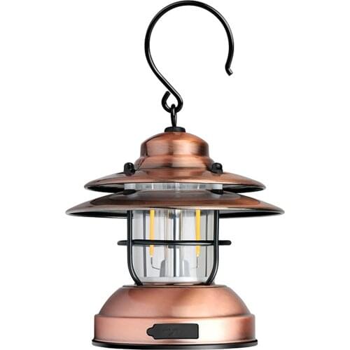 Camping Lantern USB Outdoor Light Waterproof Garden Lamp w/ 2 Lighting Modes for Garden Yard Patio Tree Decoration