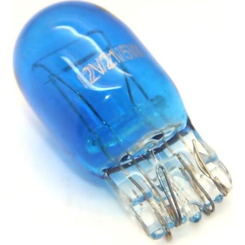 On sale 7443 Hyper Blue Chrome Replacement Bulb 2pcs 21/5w T20 Glass Silver Chrome Light