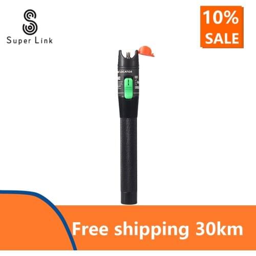 30MW Visual Fault Locator, Fiber Optic Cable Tester 10-30Km Range Preferential price Laser Free Shipping