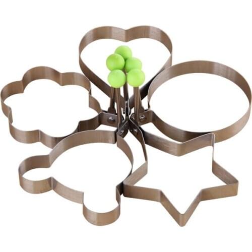 Stainless Steel Egg Mold Pancake Shaper Omelette Fried Egg Mold Cooking Tools Frying Egg Kitchen Gadgets