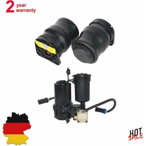 AP02 Pair Rear Air Springs + Air Suspension Compressor For Mercedes Vito W638 W638-2 V-Class 6383280501 6383280601 6383280202