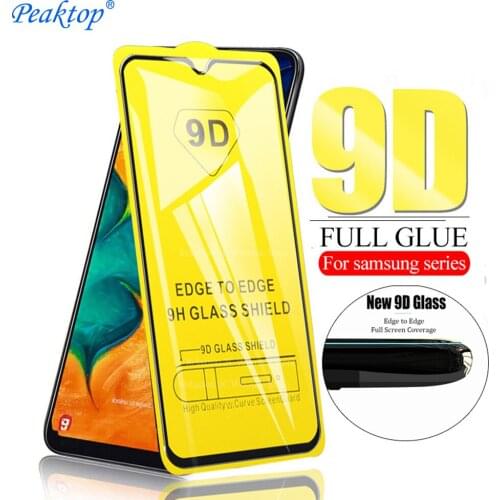 9D Full Curved For samsung a10 a20 a30 a40 a50 a70 protective glass on the For galaxy a 10 20 30 40 50 70 tempered glas 9H Film