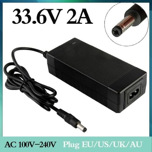 1PC bes price 33.6V 2a INPUT100-240V DC output: 33.6V 2A charger for 8 series lithium Li-ion battery good quality guarantee