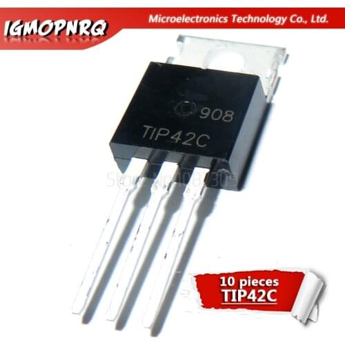 10pcs TIP42C TIP42 TO-220 Bipolar Transistors - BJT NPN Gen Pur new original